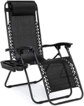 Black Zero Gravity Patio Lounge Chair