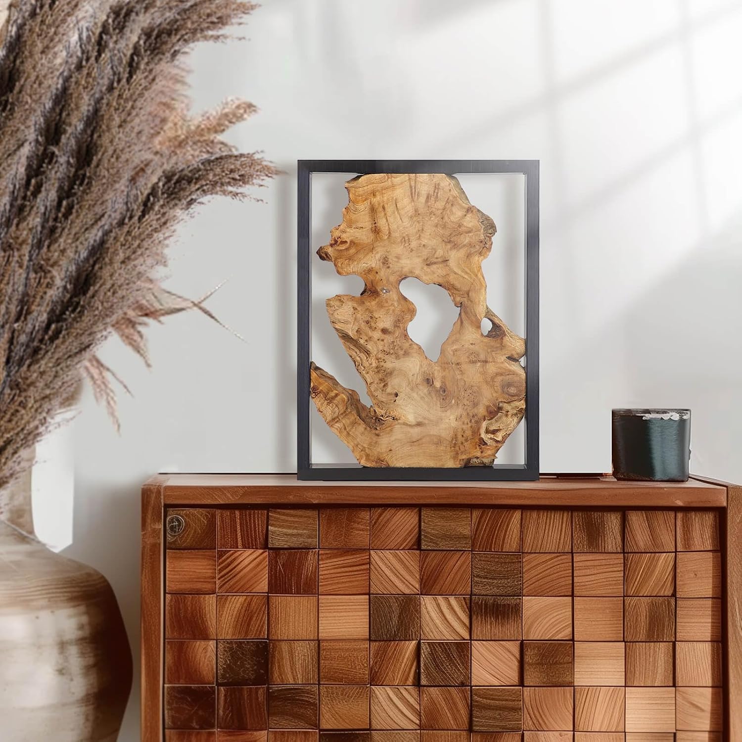 Natural Handcrafted Wood Wall Decor