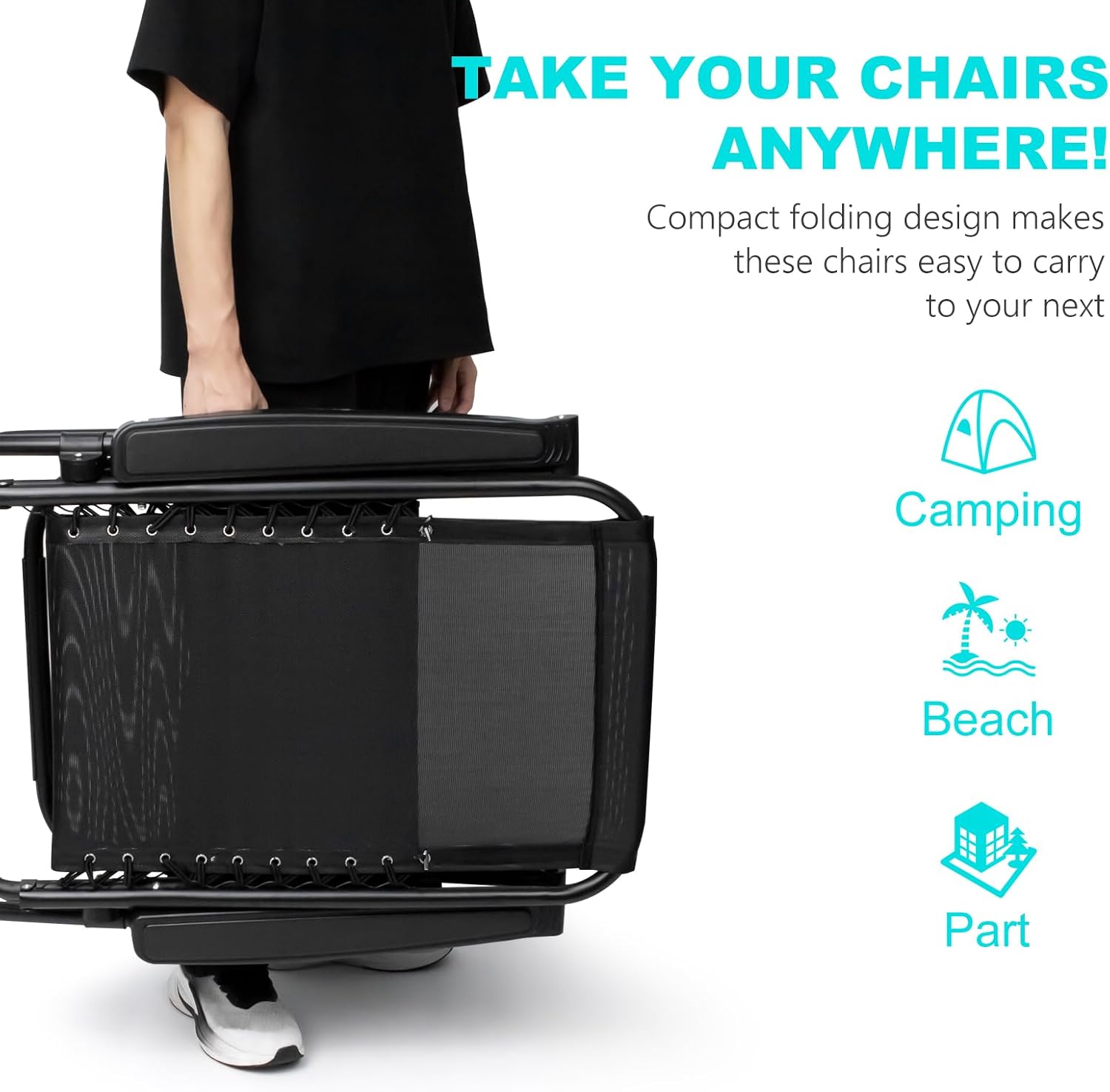 2 Zero Gravity Patio Recliners