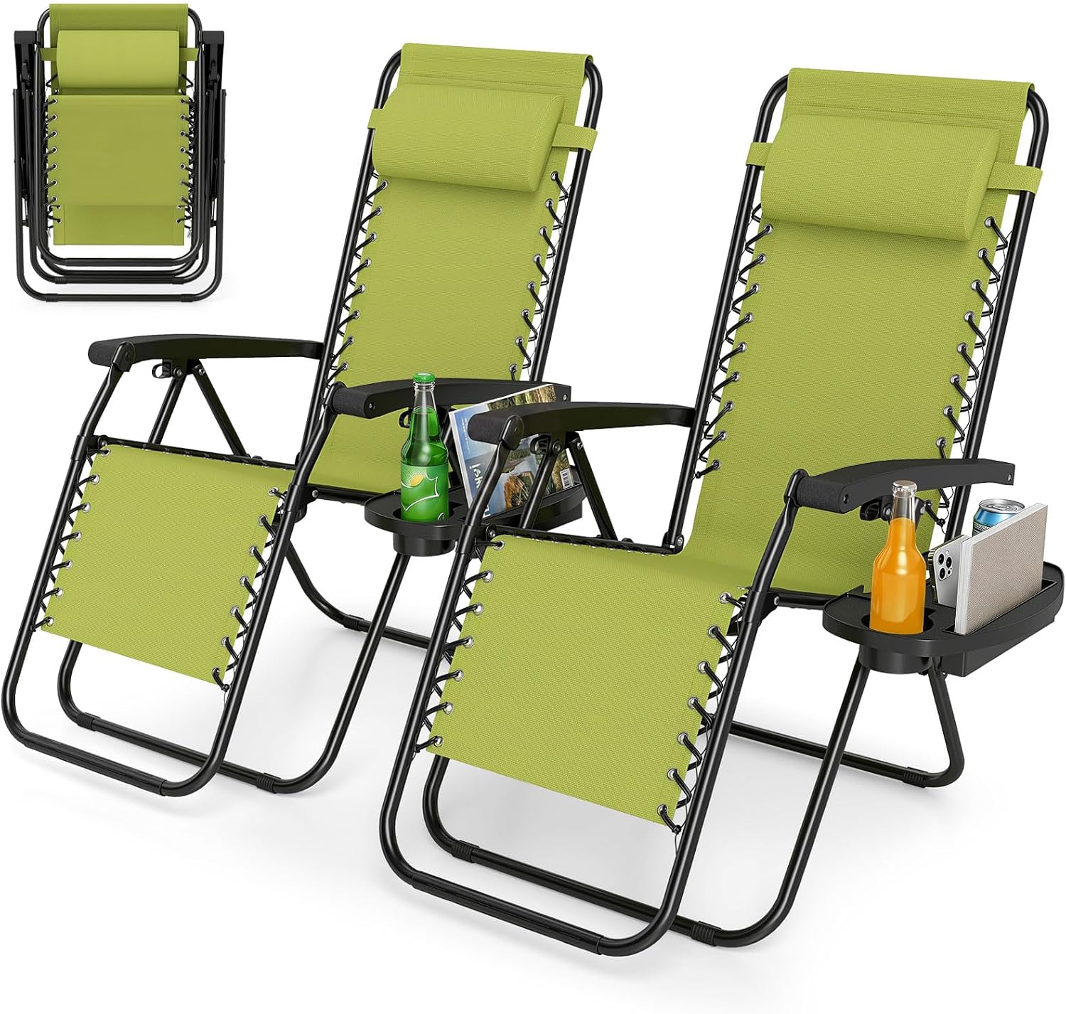 2 Portable Zero Gravity Recliners