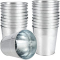 20 Small Galvanized Decor Buckets
