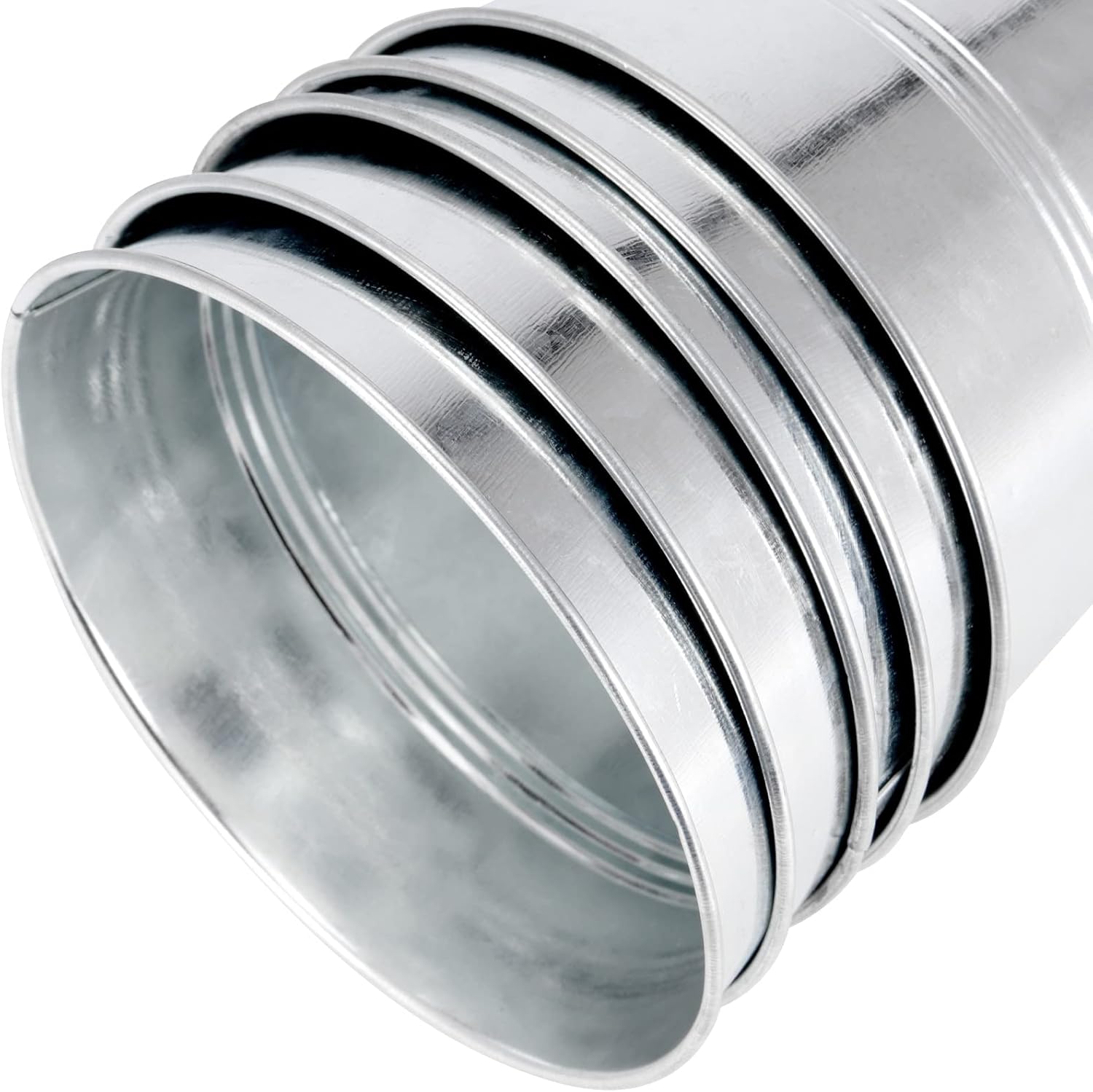 20 Small Galvanized Decor Buckets