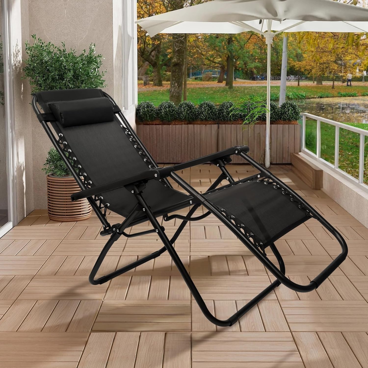 2 Zero Gravity Patio Recliners