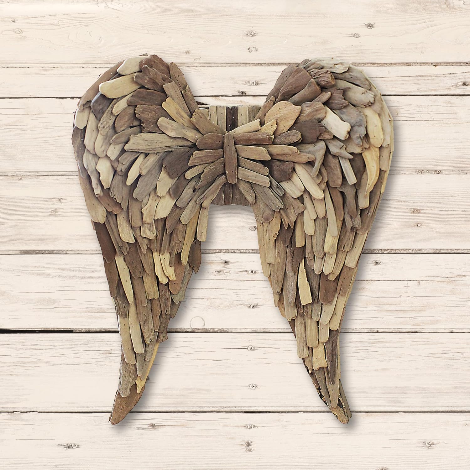 Driftwood Angel Wings Wall Decor